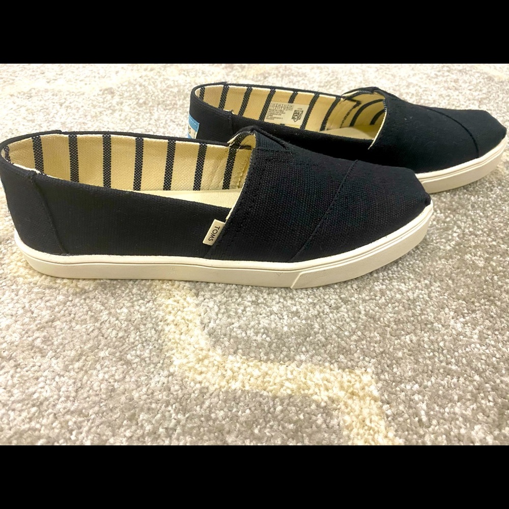 Toms Black Heritage Canvas Cupsole